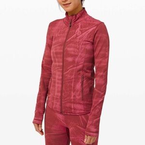 Lululemon Ebb to Street Define Jacket *Wash Stone Wash Chianti size 8